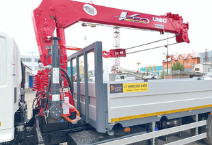 КРАН-МАНИПУЛЯТОР UNIC 554 (5т) НА БАЗЕ ШАССИ HINO 500 MUA (12т)